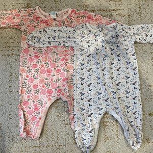 Feather Baby Rompers (3-6M)